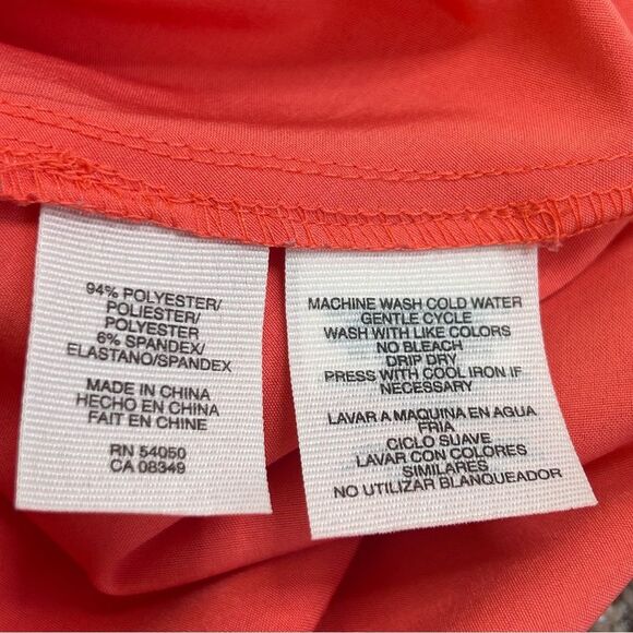 Rachel Roy coral halter neck tie waist casual dress size small - Picture 7 of 7